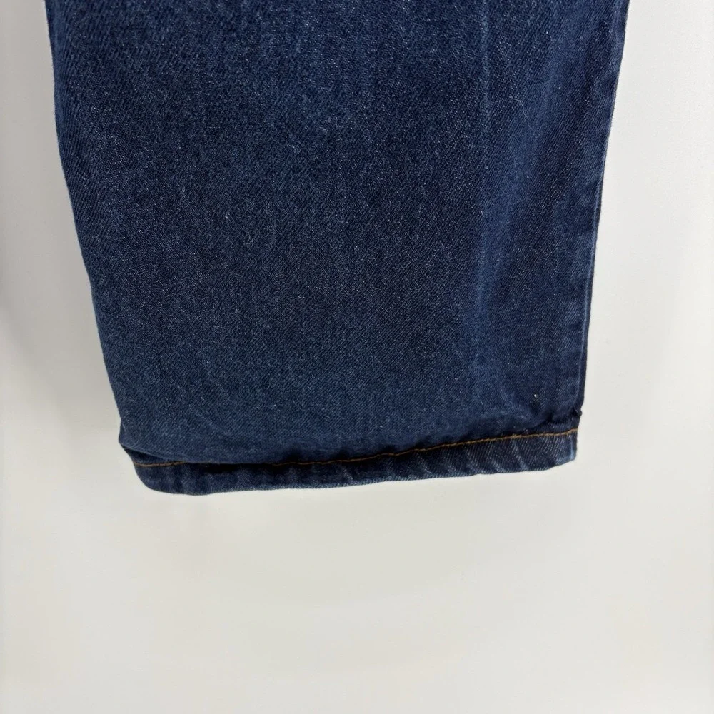 Vintage Rocawear Jeans 33x30 Dark Wash Baggy Loose Y2K Skater Hip Hop Streetwear